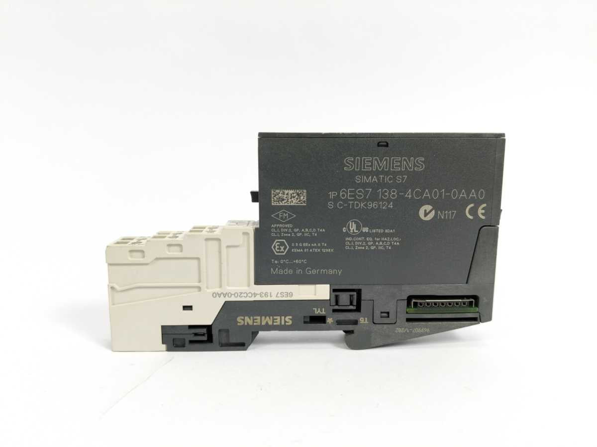 Siemens 6ES7138-4CA01-0AA0 SIMATIC 07 PM-E Power Modules for ET 200S. 3 Pieces.