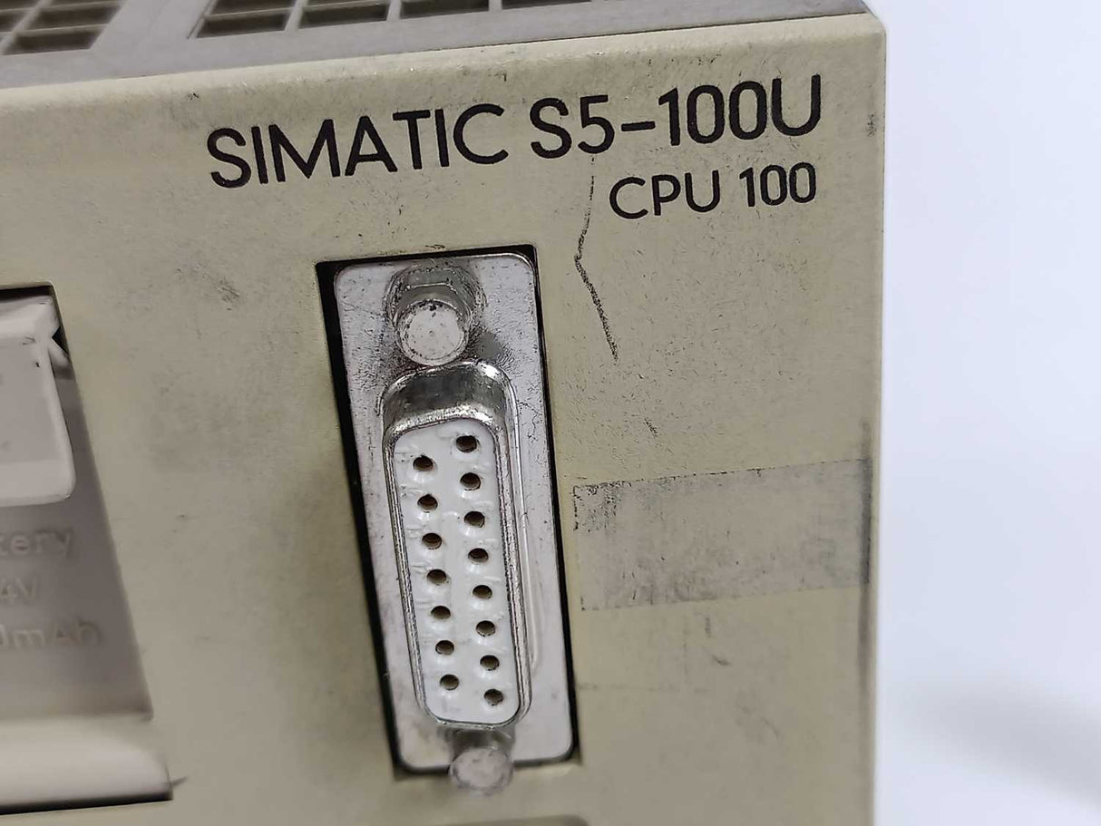 Siemens 6ES5100-8MA02 Central Processing Unit for S5-100U