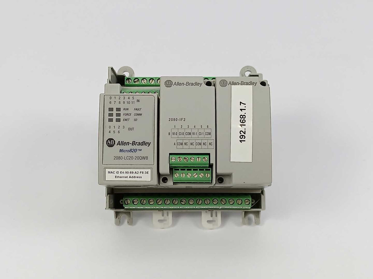 AB 2080-LC20-20QWB SER.A Micro820 Controller