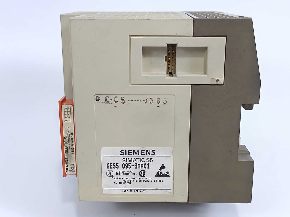 Siemens 6ES5095-8MA01 SIMATIC S5-95U Programmable Controller