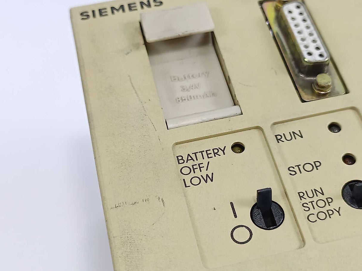 Siemens 6ES5100-8MA01 Central Processing Unit for S5-100U