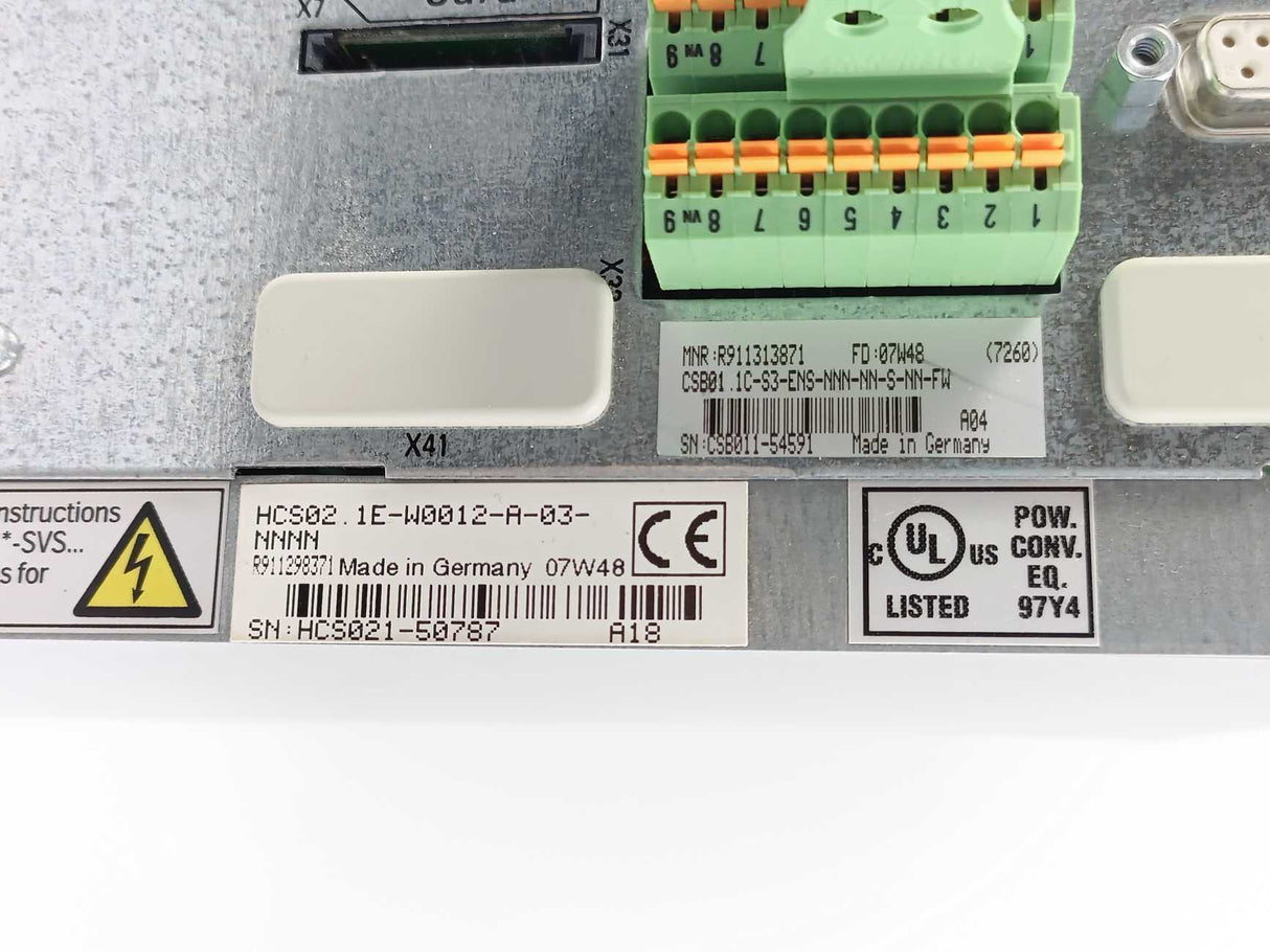 Rexroth R911298371 HCS02.1E-W0012-A-03-NNNN W:R911313871