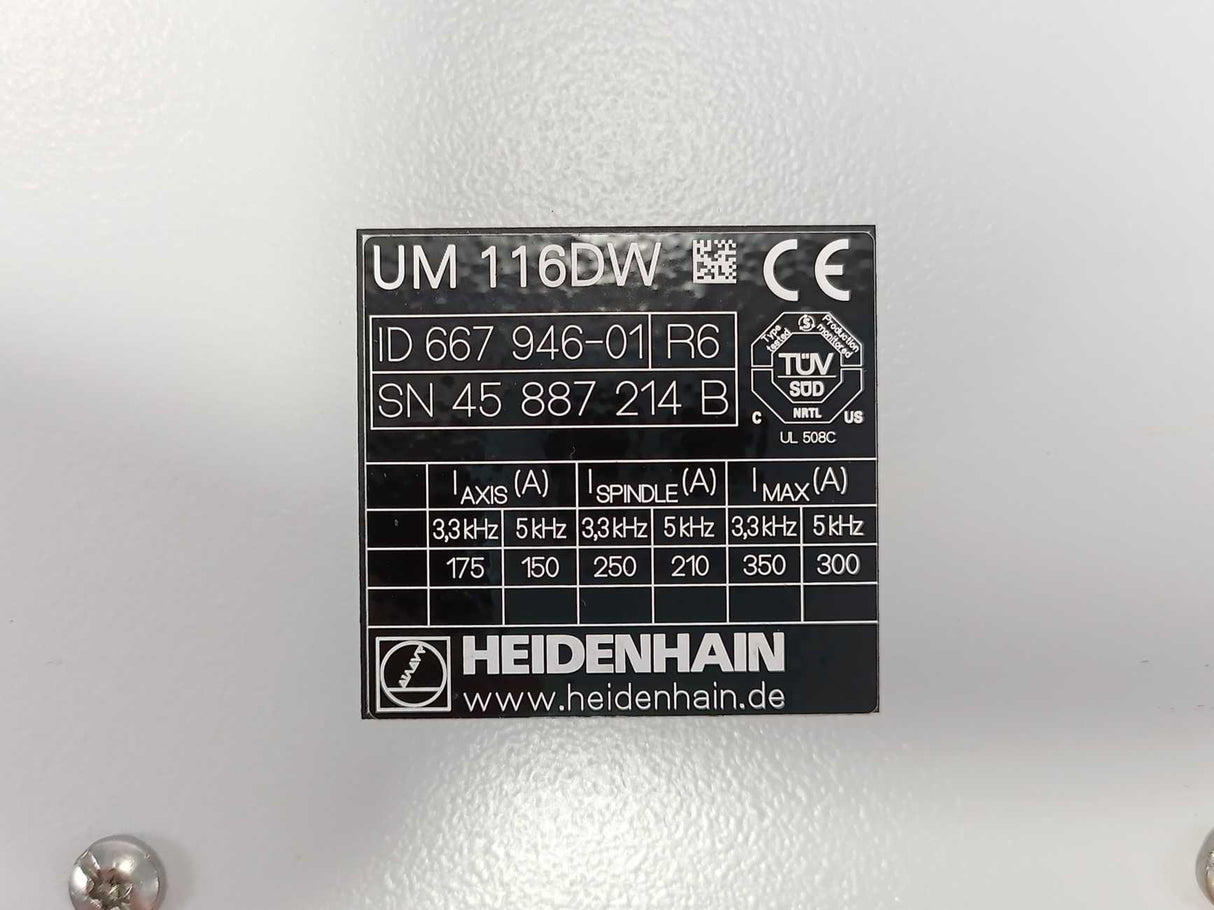 HEIDENHAIN 667946-01 UM116DW Inverter