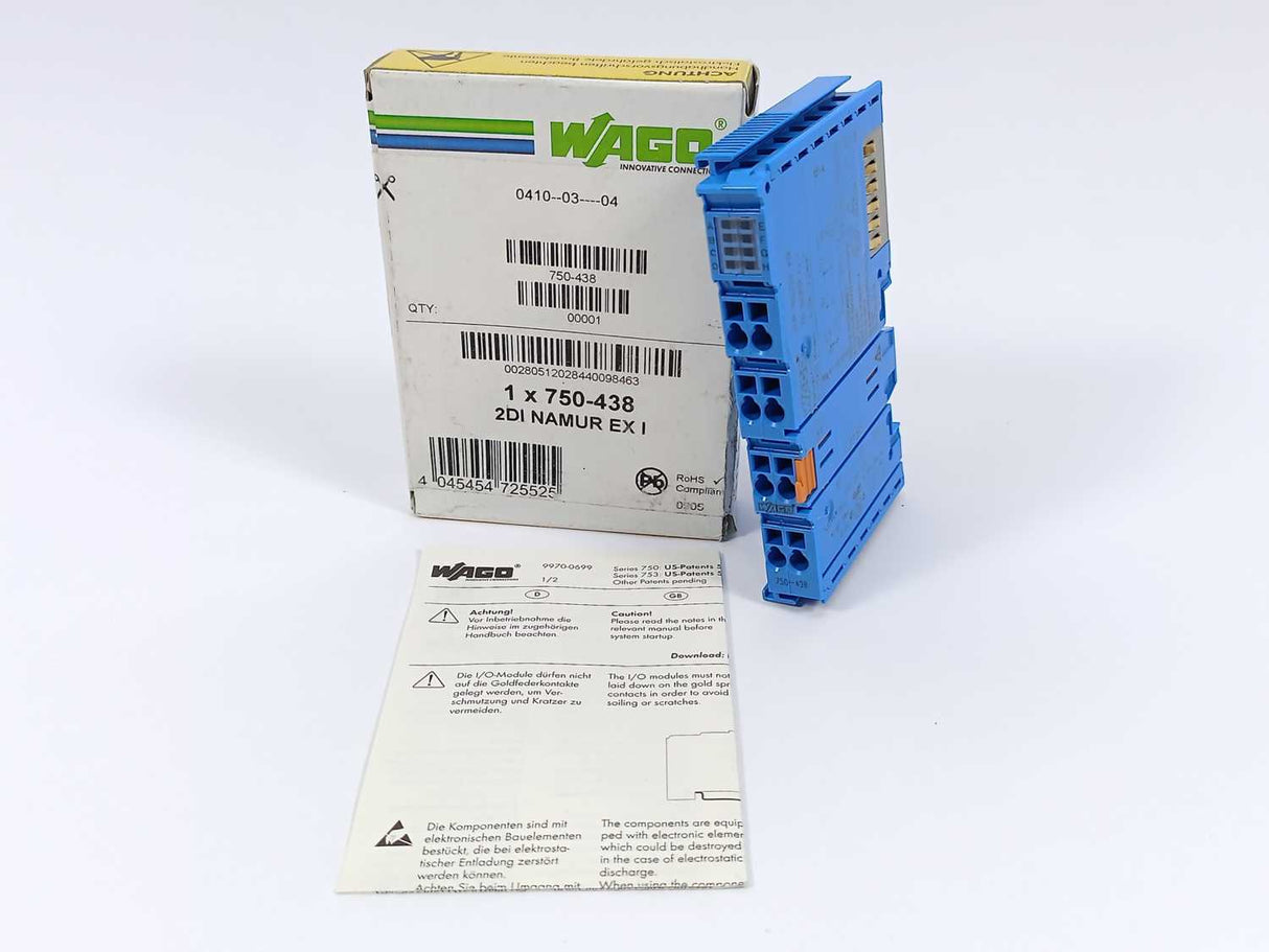 Wago 750-438 Digital input terminal 2-channel