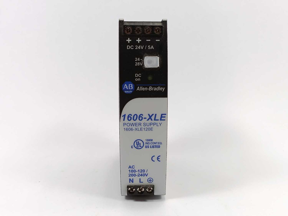 AB 1606-XLE120E Ser A Power Supply 1-Phase, 24V, 5A, 120W
