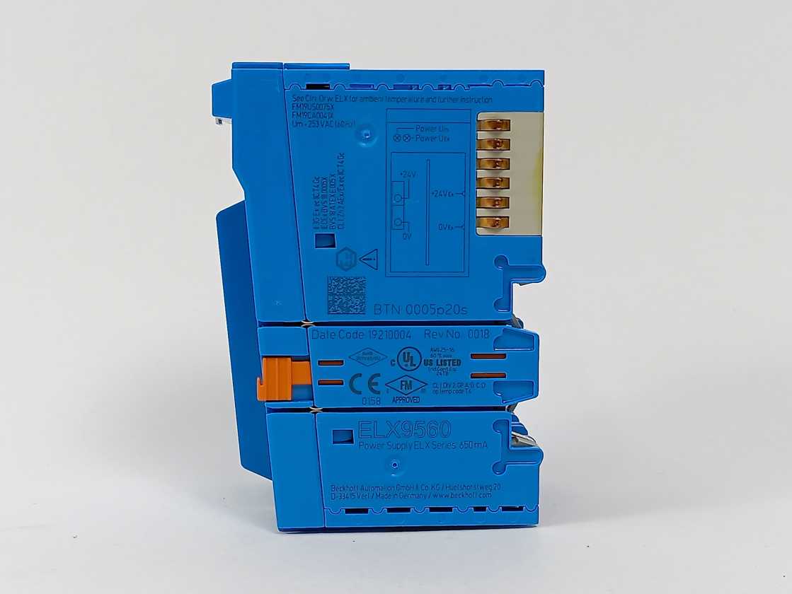 Beckhoff ELX9560 Power supply terminal, 24 V DC, electrically isolated