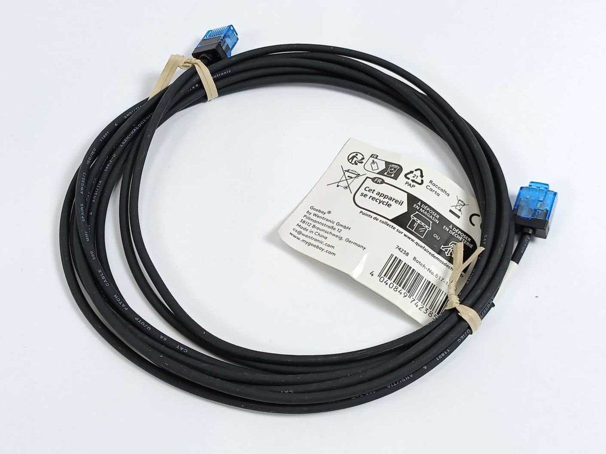 Goobay 74238 Ultra-Flexible-Slim Patch 3 Meter Cable 10 Pcs.