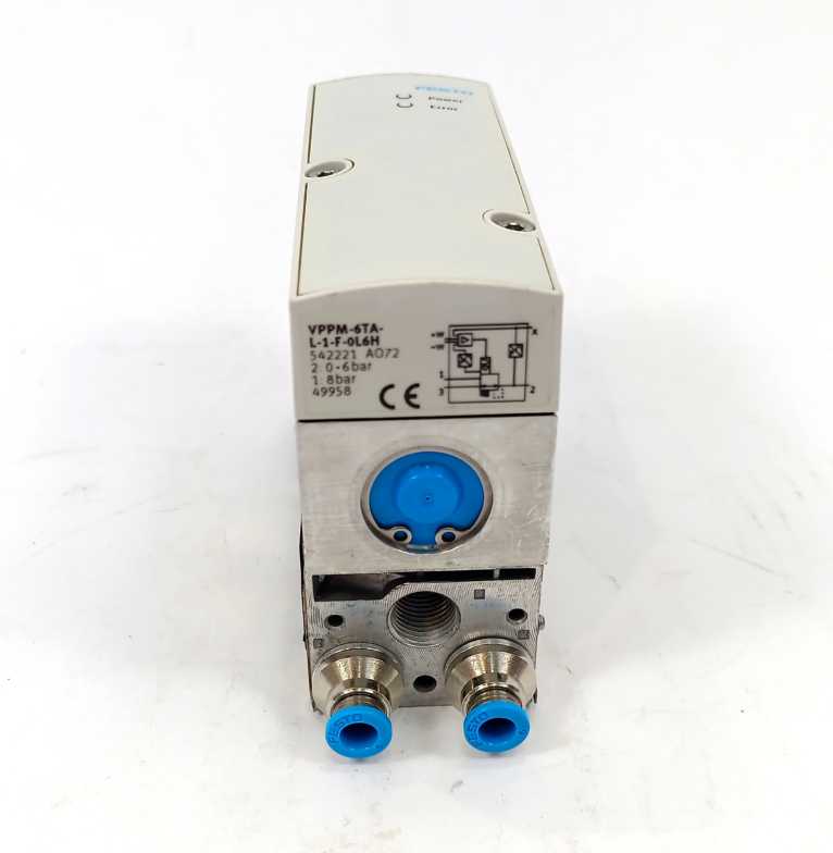 Festo 542221 VPPM-6TA-L-1-F-0L6H Proportional Pressure Regulator