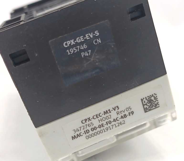 Festo 3472765 CPX-CEC-M1-V3, Control block W: 195746