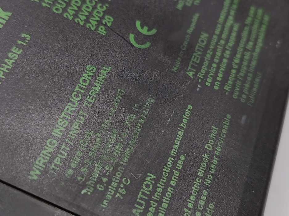 MURR Elektronik 85161 Switch Mode Power Supply 100-240VAC. 24VDC 1.3A