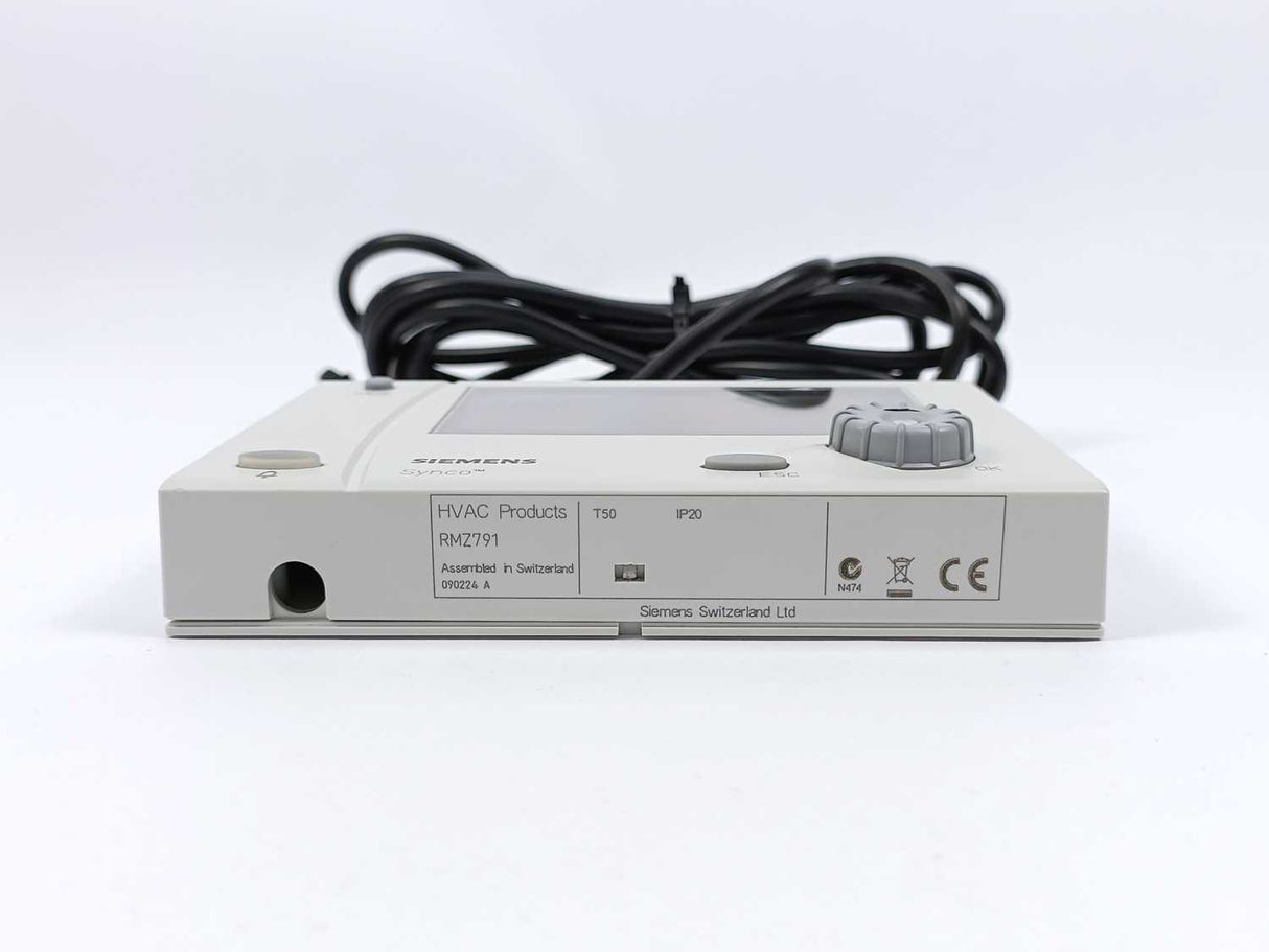 Siemens RMZ791 Detached operator unit, HVAC products