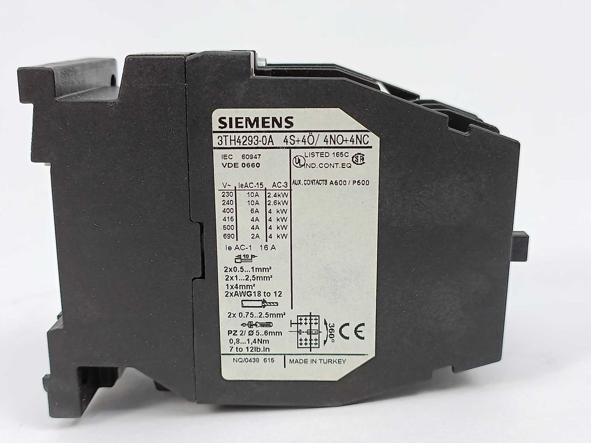 Siemens 3TH4293-0AP0 Contactor relay Coil 230V