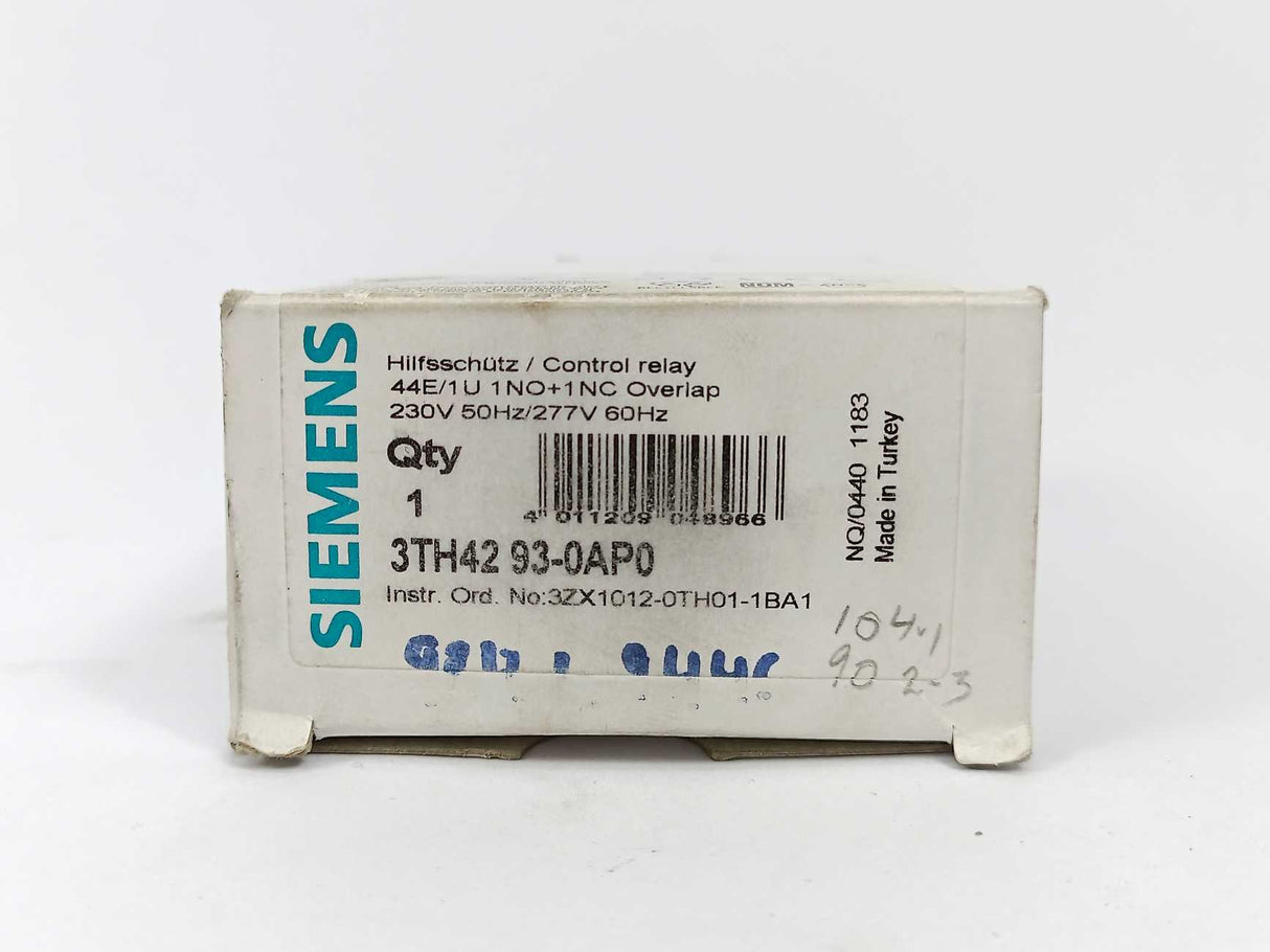 Siemens 3TH4293-0AP0 Contactor relay Coil 230V