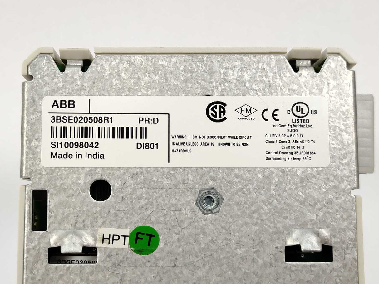 ABB 3BSE020508R1 DI801 Input Module