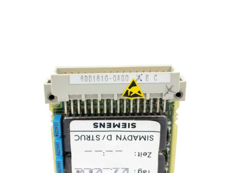 Siemens 6DD1610-0AG0 MS4 Memory Submodule