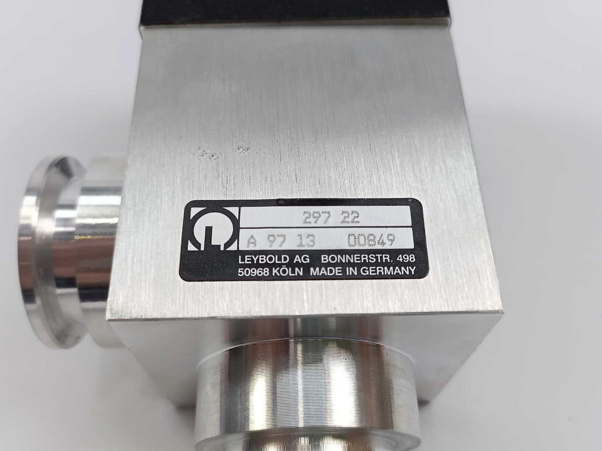 Leybold 297 22 A 97 13 Vacuum Valve
