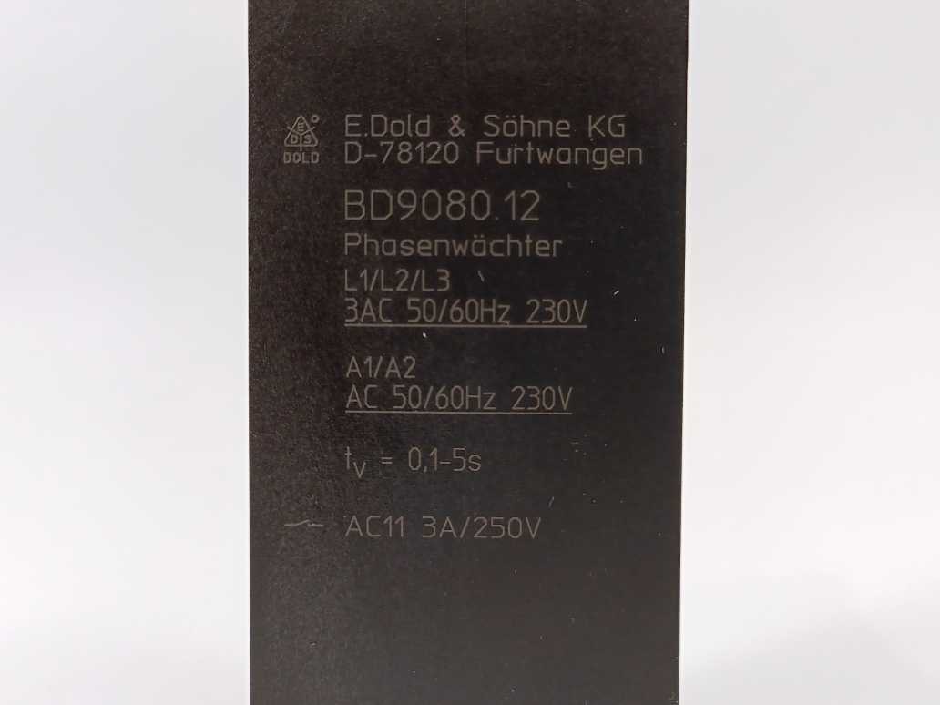 DOLD 0045763 BD9080.12 Phase Monitor