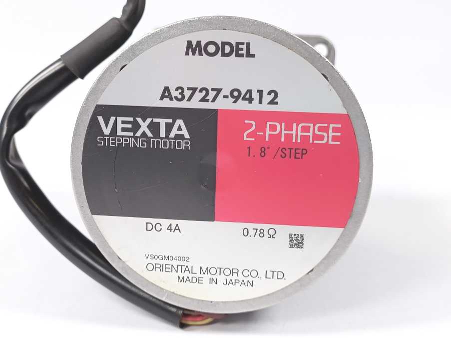 Oriental Motor A3727-9412 VEXTA 2-Phase Stepping Motor