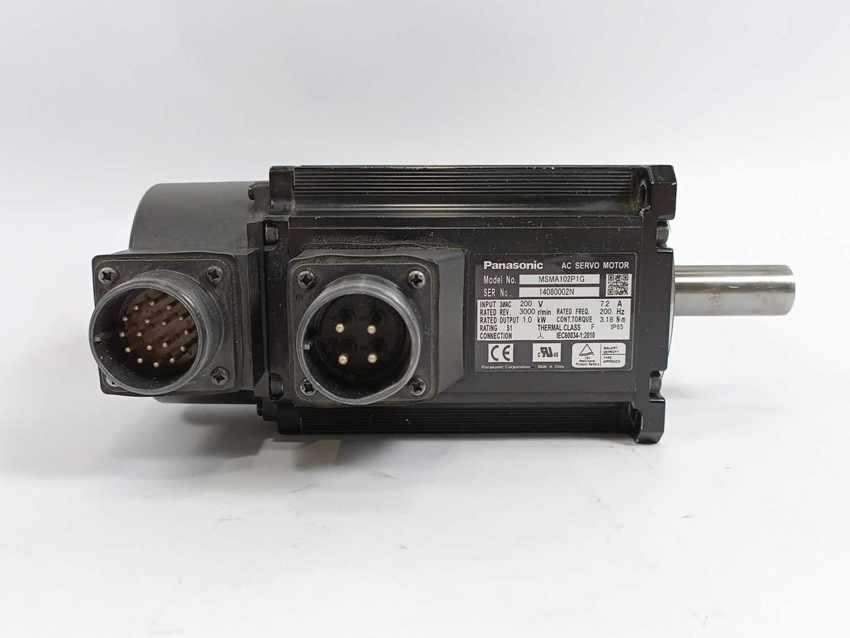 Panasonic MSMA102P1G AC Servo Motor