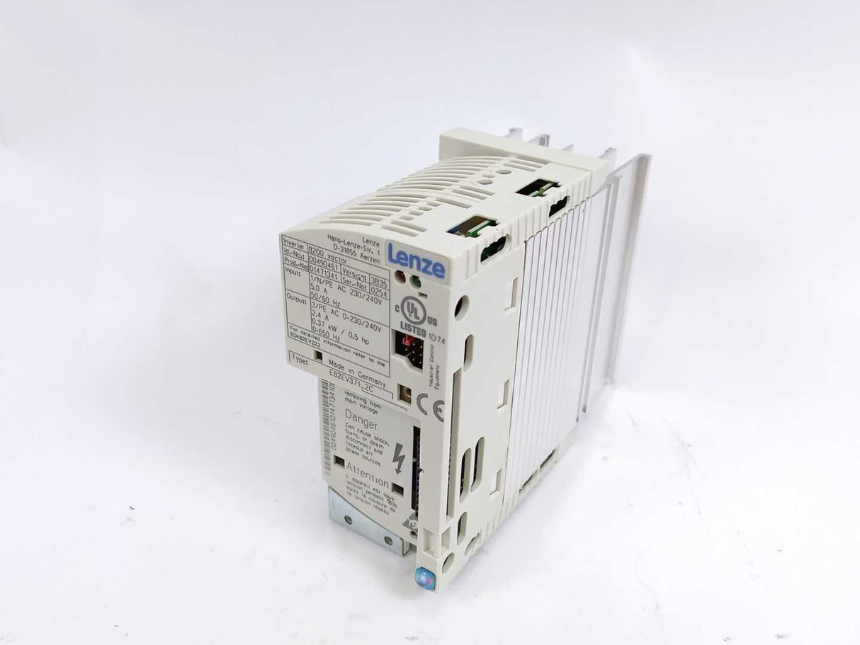 LENZE E82EV371K2C 00490461, 8200 Vector, Ver:3B35