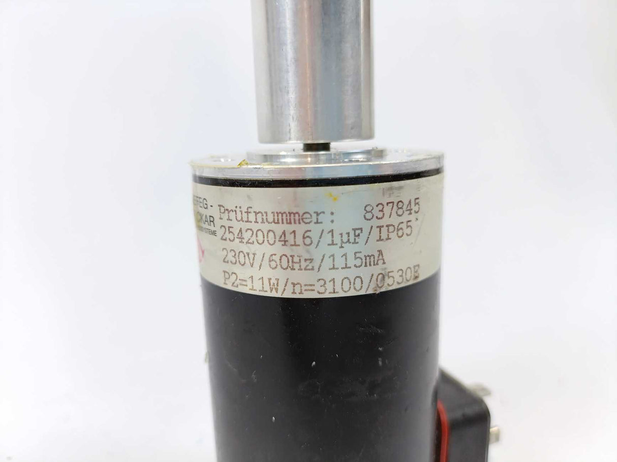 GEFEG-NECKAR 254200416 230V/60Hz/115mA, P2=11W/n=3100/0530E 837845