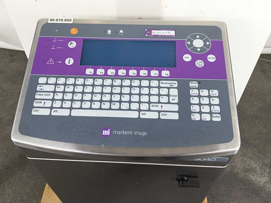 MARKEM IMAJE 9040 A36328, Inkjet Printer 50/60Hz, 0.85A, 200VA For Spare Parts