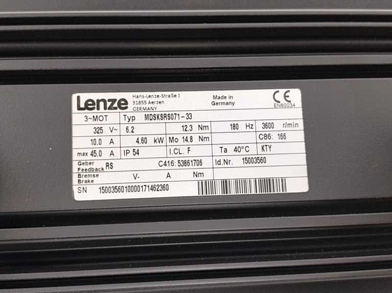 LENZE MDSKSRS071-33 15003560