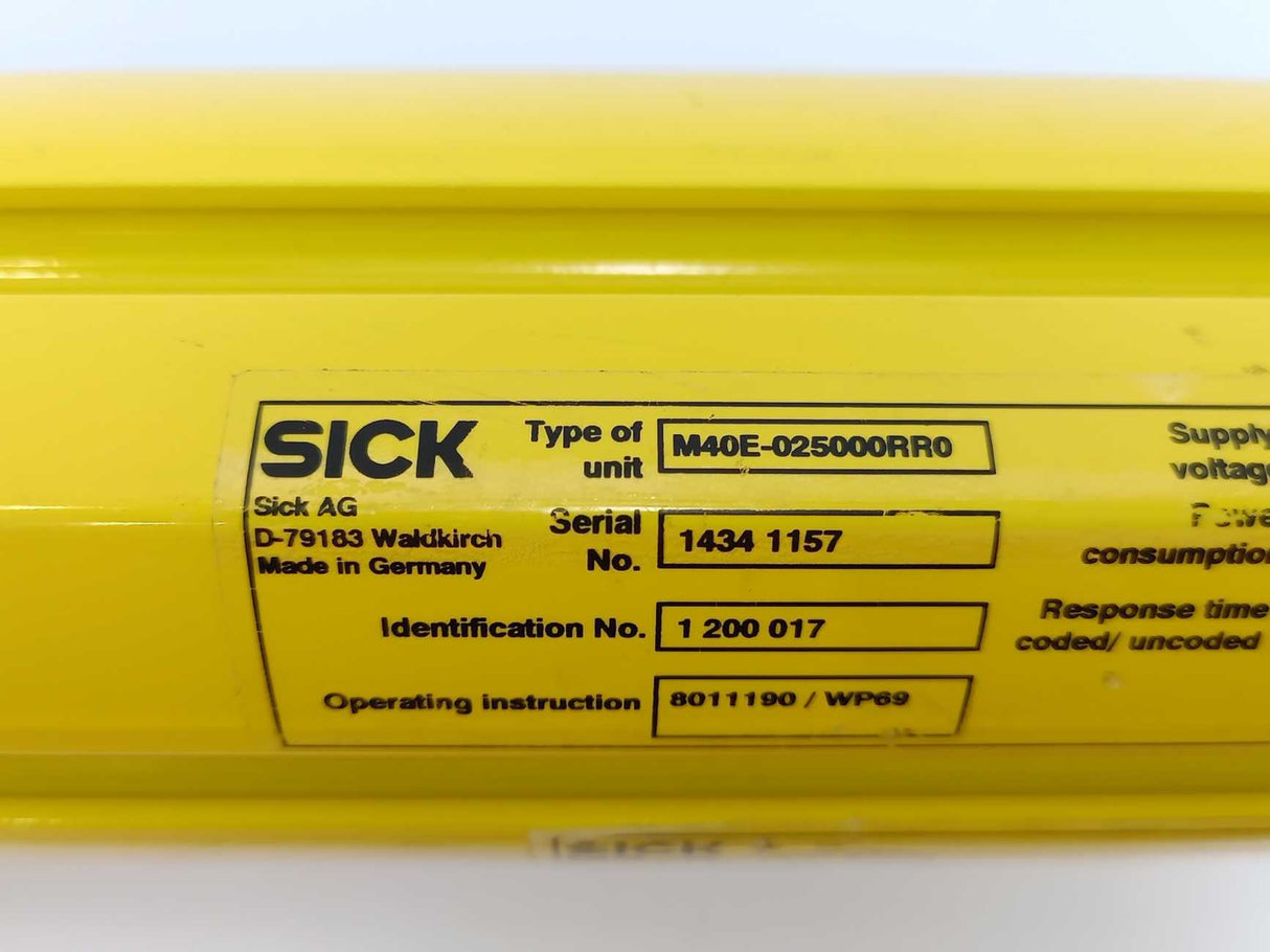 SICK M40S-025000AR0 1200000 Safety Light Barrier Multi-Beam