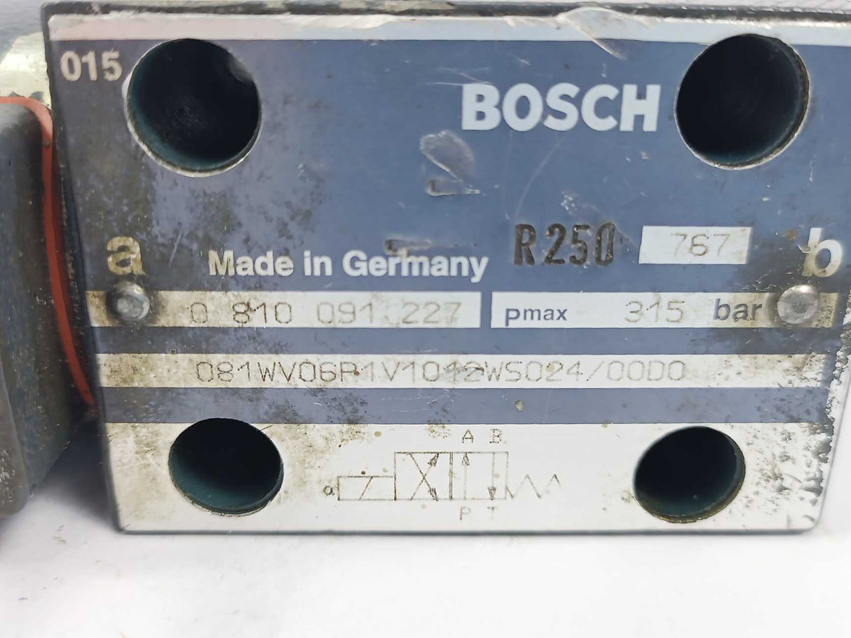 Bosch 0810091227 081WV06P1V1012WS024/00D0 Hydraulic Directional Control Valve