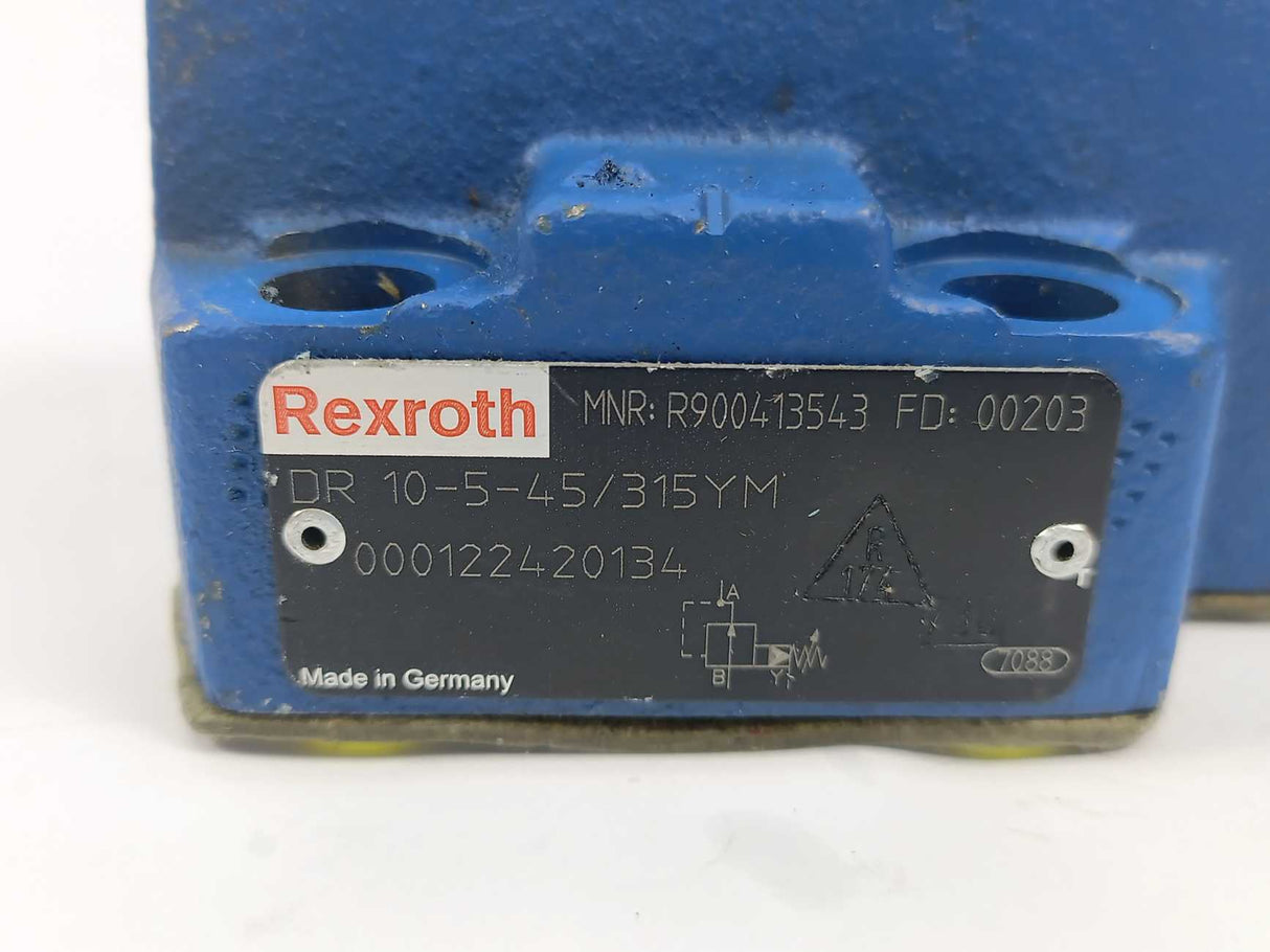 Rexroth R900413543 DR 10-5-45/315YM Pressure Reducing Valve