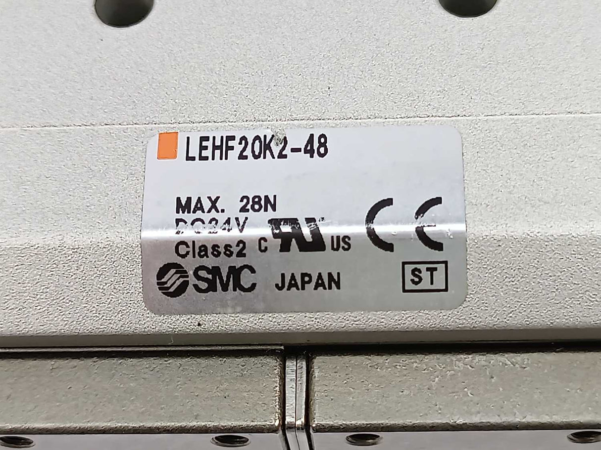 SMC LEHF20K2-48 2-Finger Electric Actuator Gripper