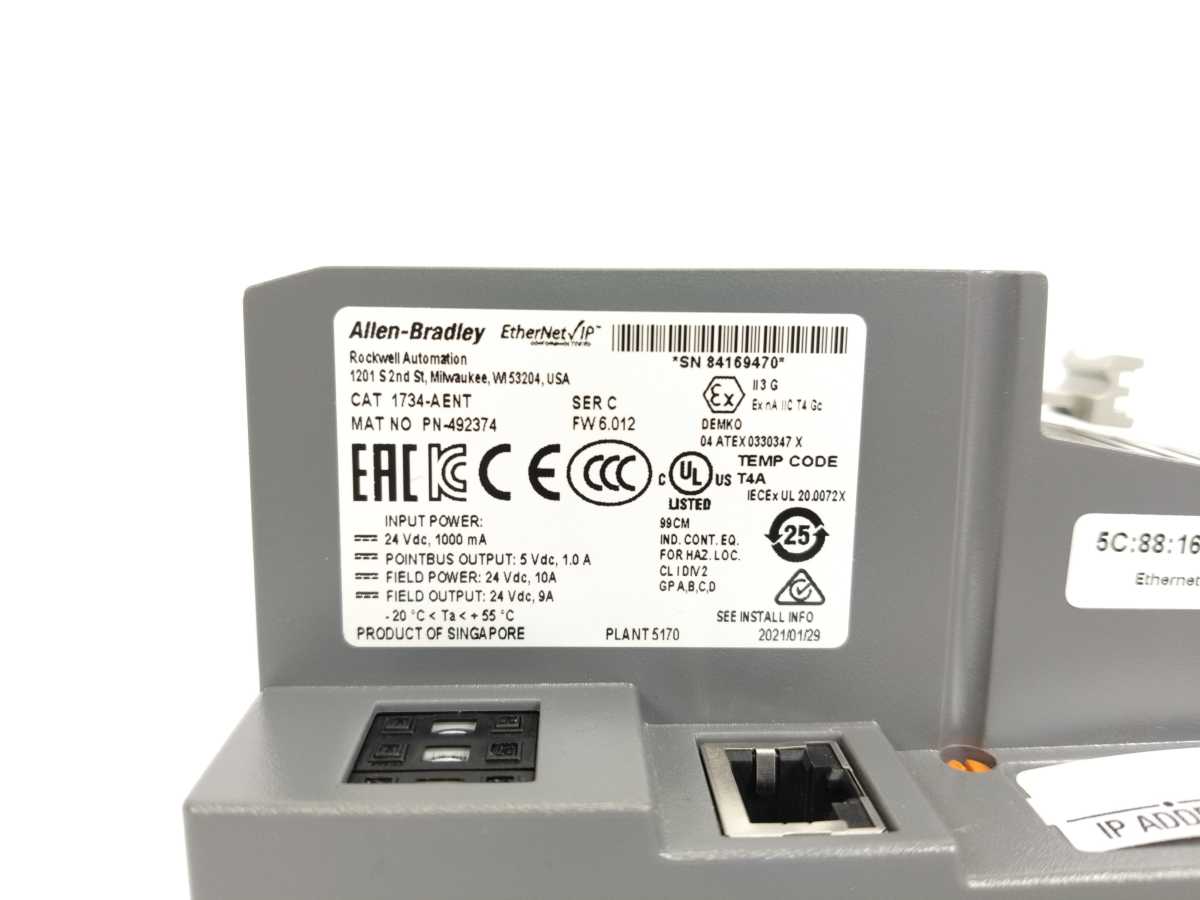 AB 1734-AENT Ser.C, W: 1734-RTB Ser.A