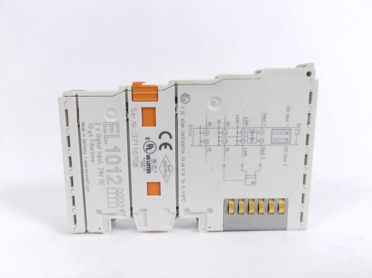 Beckhoff EL1012 2-channel digital input terminal