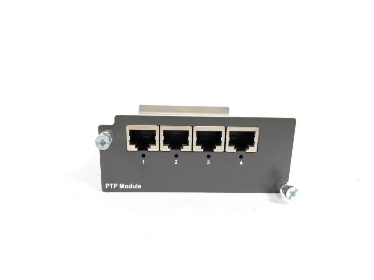 Moxa PM-7200-4TX-PTP Rev.3.0.0 Rackmount Ethernet Switch Module