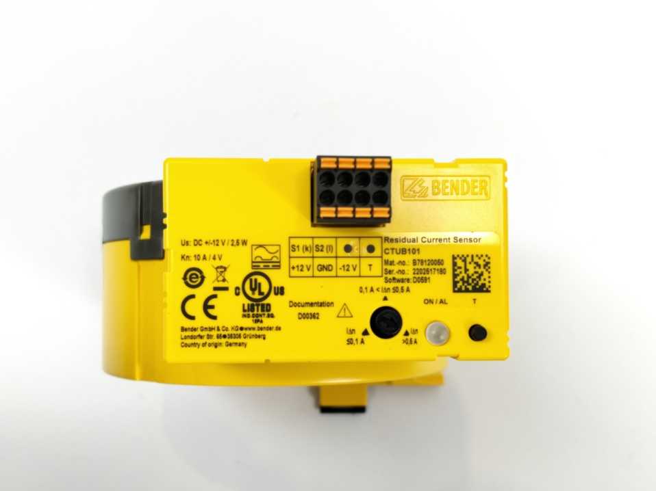 Bender B98120005 CTBC60 Measuring CT, W: CTUB101 Sensor B78120050