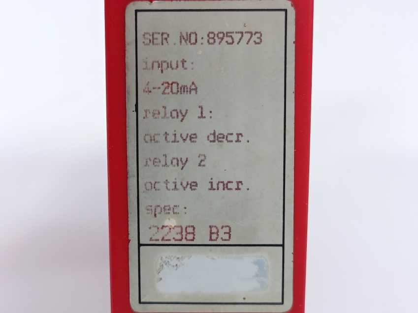 PR Electronics 2238 B3 Limit Switch