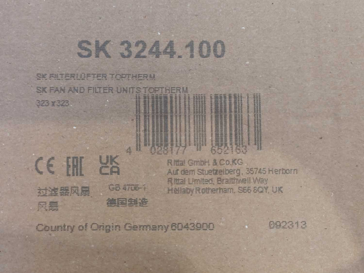 Rittal SK 3244.100 ventilation fan, 700m/h 230vac