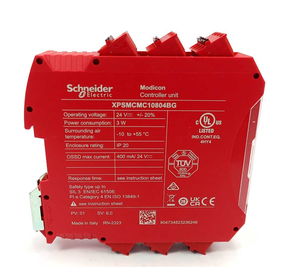Schneider Electric XPSMCMC10804BG 198708, safety controller