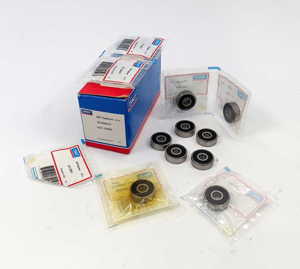 SKF 627-2RSH Deep groove ball bearing with seals 10 Pcs. batch