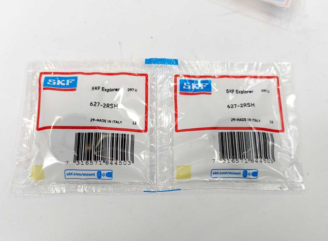 SKF 627-2RSH Deep groove ball bearing with seals 10 Pcs. batch