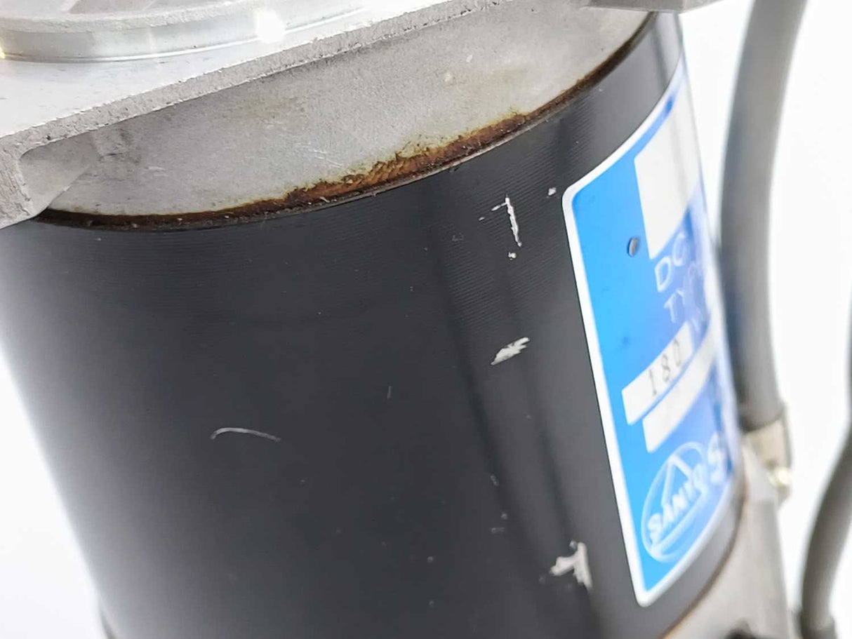 SANYO DENKI U718-012E18 DC Servo Motor + Optical Shaft Encoder E681000C30