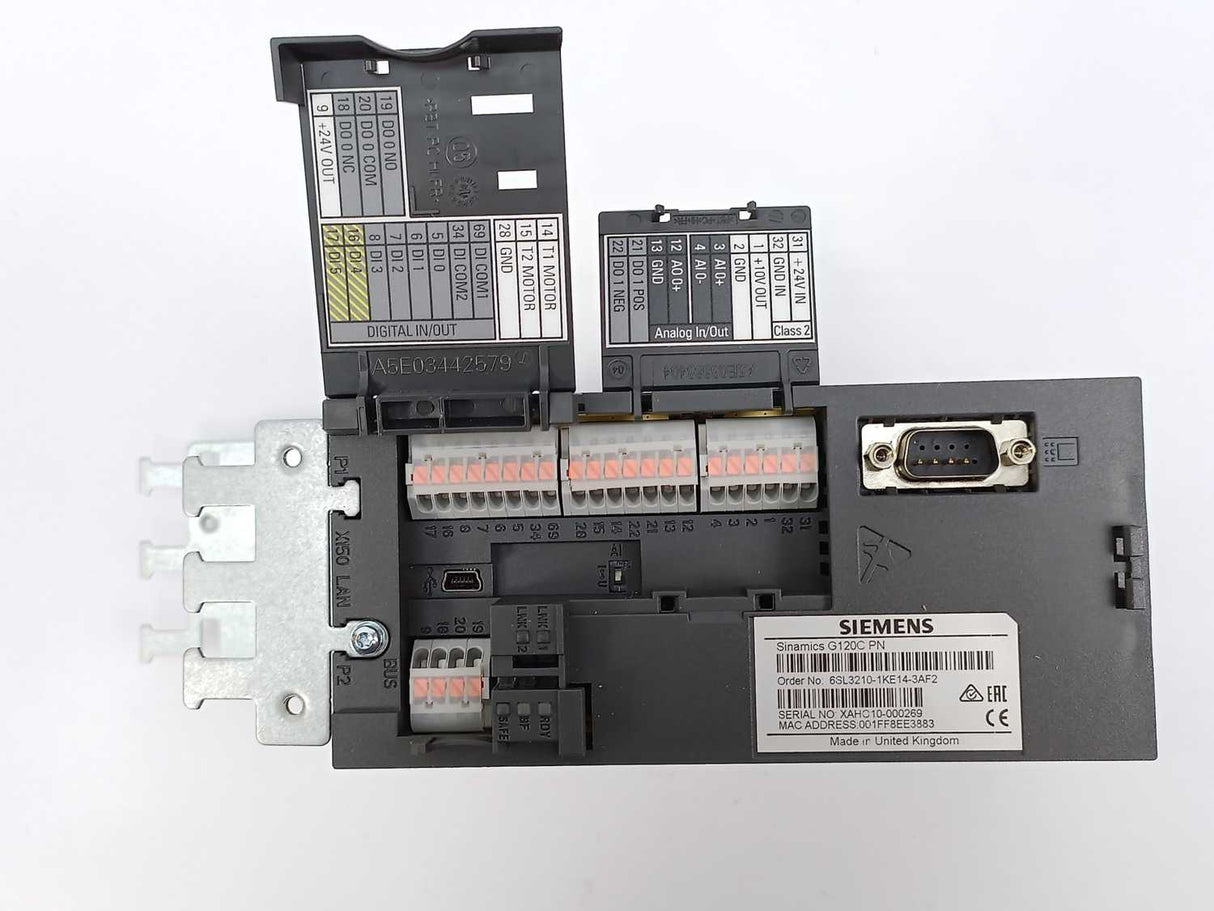 Siemens 6SL3210-1KE14-3AF2 Sinamics G120C PN 1,5KW FILA Frequency Converter