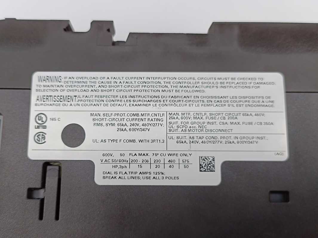 Siemens 3RV1031-4HA10 Circuit breaker
