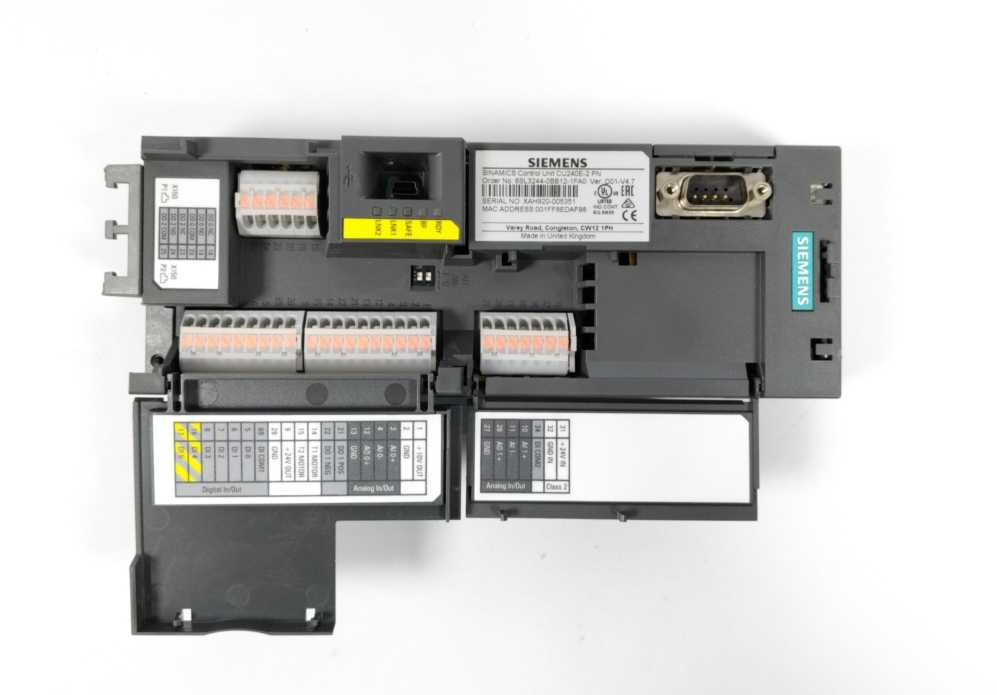 Siemens 6SL3244-0BB12-1FA0 Sinamics Control Unit CU240E-2 PN