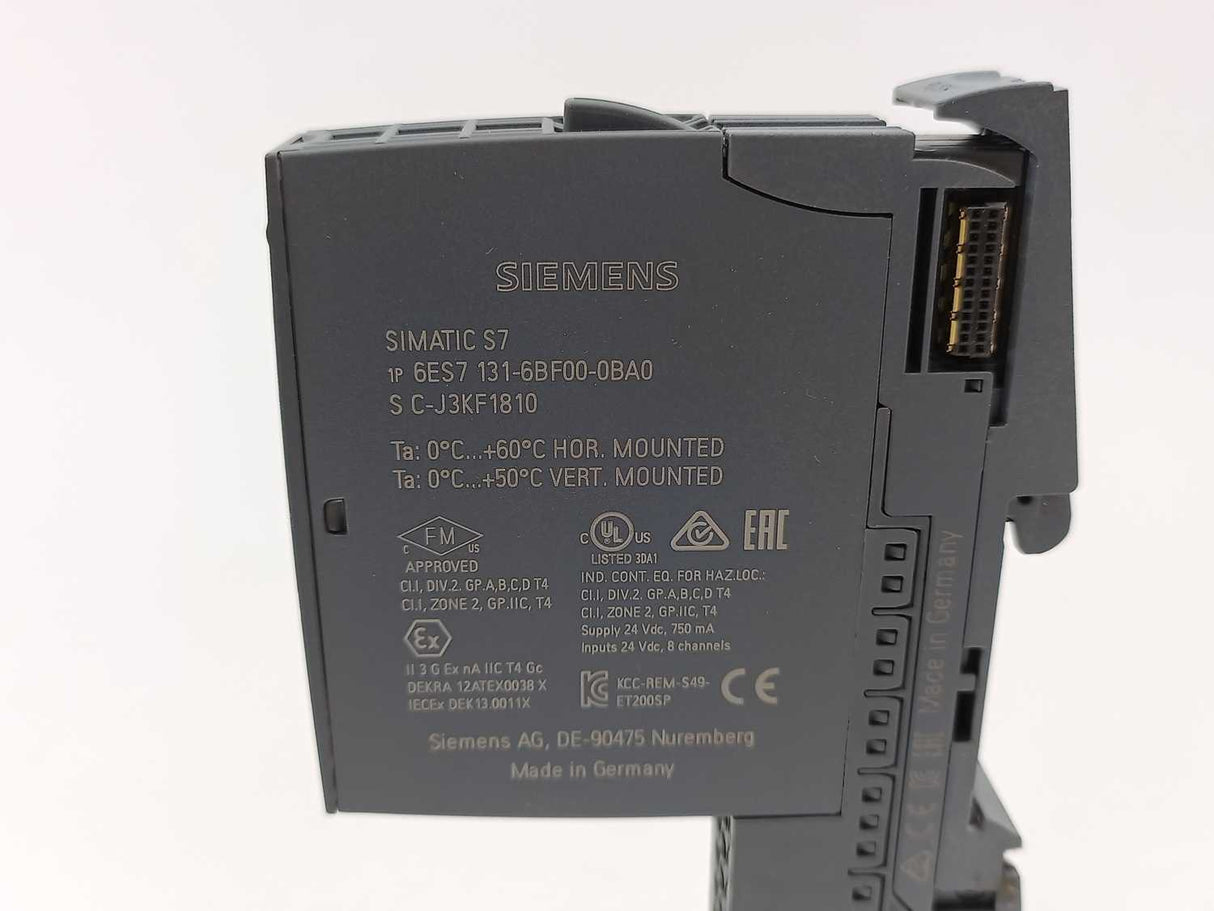 Siemens 6ES7131-6BF00-0BA0 SIMATIC ET 200SP + 6ES7193-6BP20-0BA0