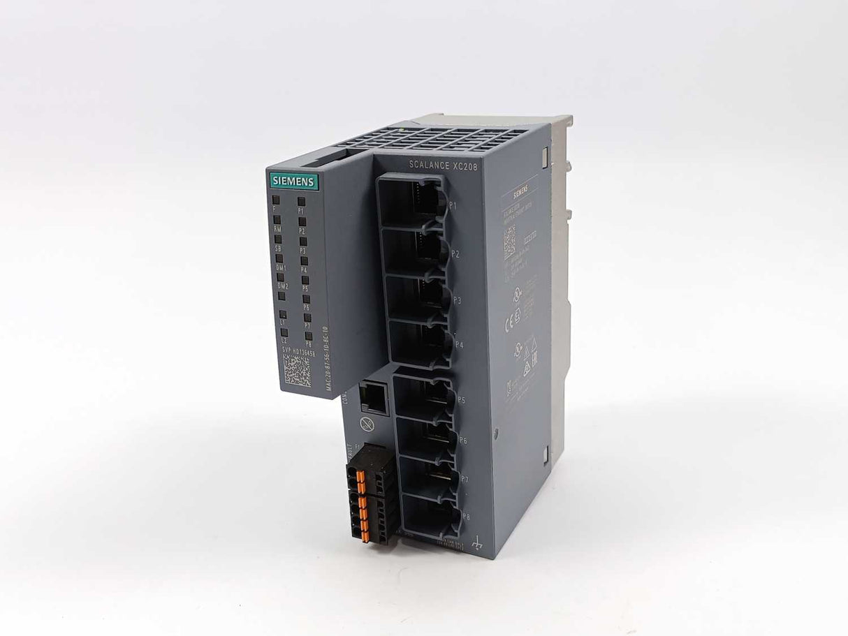 Siemens 6GK5208-0BA00-2AC2 Scalance XC208 Industrial Ethernet Switch