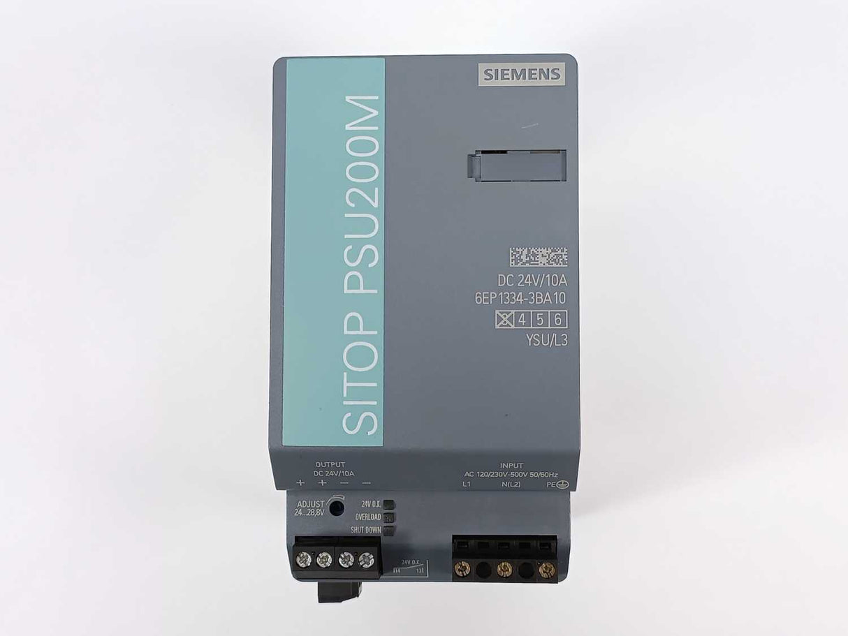 Siemens 6EP1334-3BA10 SITOP PSU200M DC 24 V/10 A