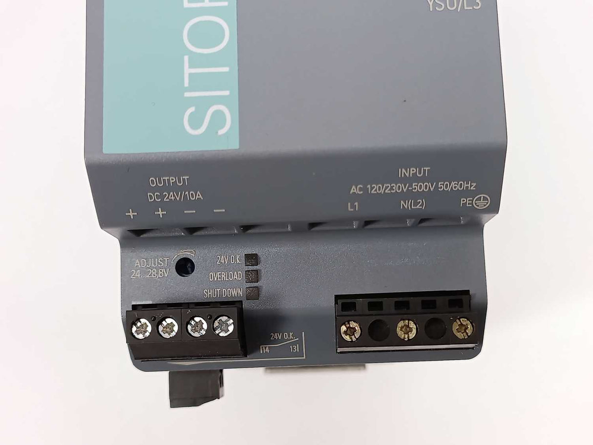 Siemens 6EP1334-3BA10 SITOP PSU200M DC 24 V/10 A