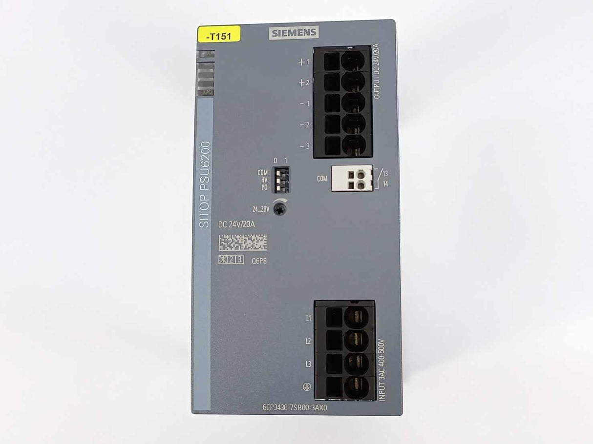Siemens 6EP3436-7SB00-3AX0 Siemens SITOP PSU6200 DIN Rail Power Supply