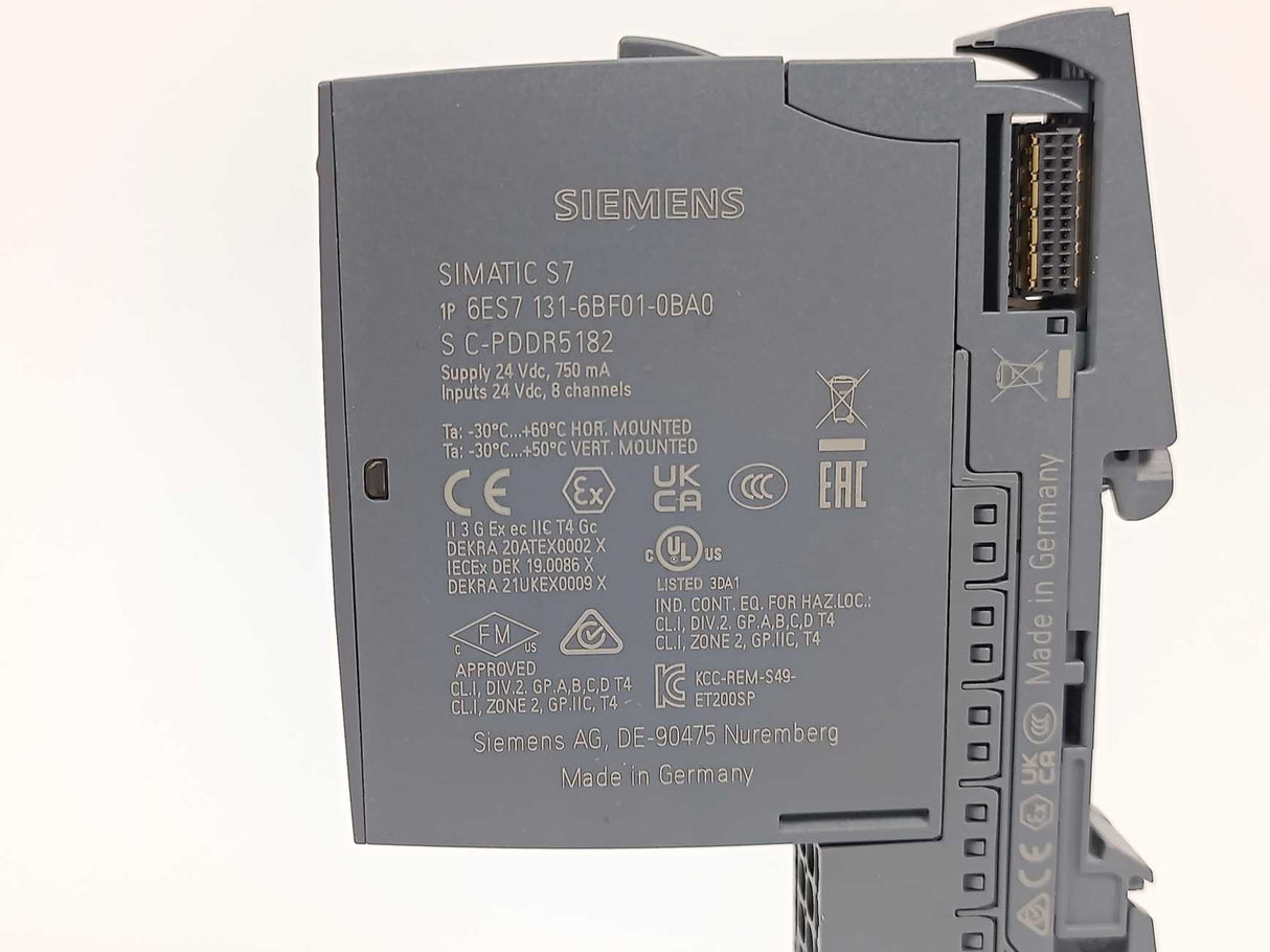 Siemens 6ES7131-6BF01-0BA0 SIMATIC ET 200SP Digital Input Module, 3pcs batch